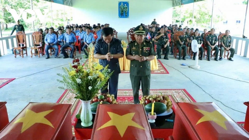 146 war martyrs repatriated from Cambodia rest in peace in Tay Ninh